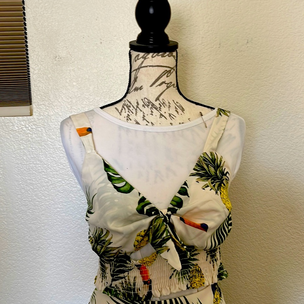 Wide leg pants and Matching Top